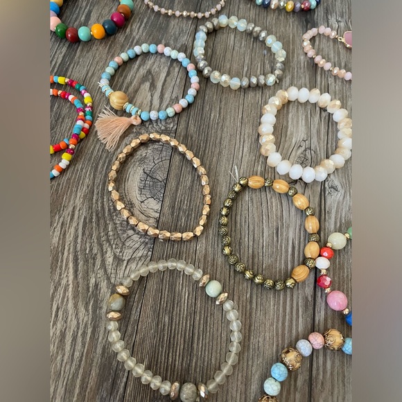 Colorful Beaded Bracelet Set - Picture 5 of 6